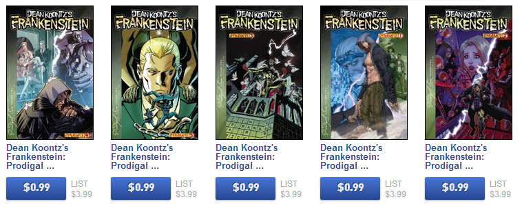 Frankenstein Comics on sale