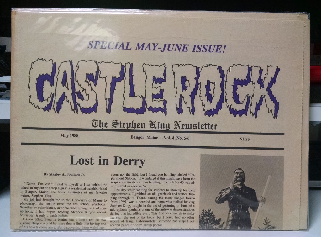 Castle Rock, May 1988, Door to December review, Sudden Fear review, How to Write Tales of Horror... advertisement