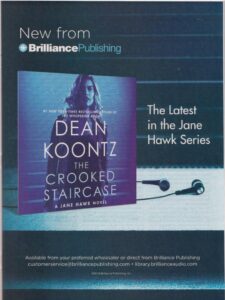 The Crooked Staircase ad in Library Journal