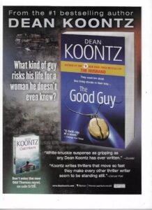 Good Guy & Odd Thomas ad
