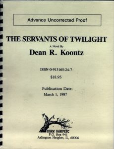 The Servants of Twilight (DRK) - The Collector's Guide to Dean Koontz