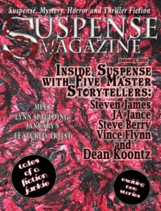 Suspense Magazine January 2010 cover