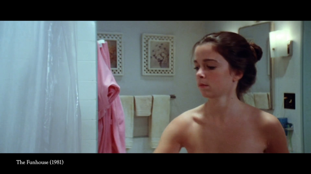 In Search of Darkness (1999) scene snippet re; nudity in 80s horror films @ 3:22:08
