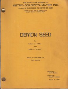 Demon Seed (Screenplay)