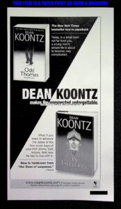 Odd Thomas & Life Expectancy ad