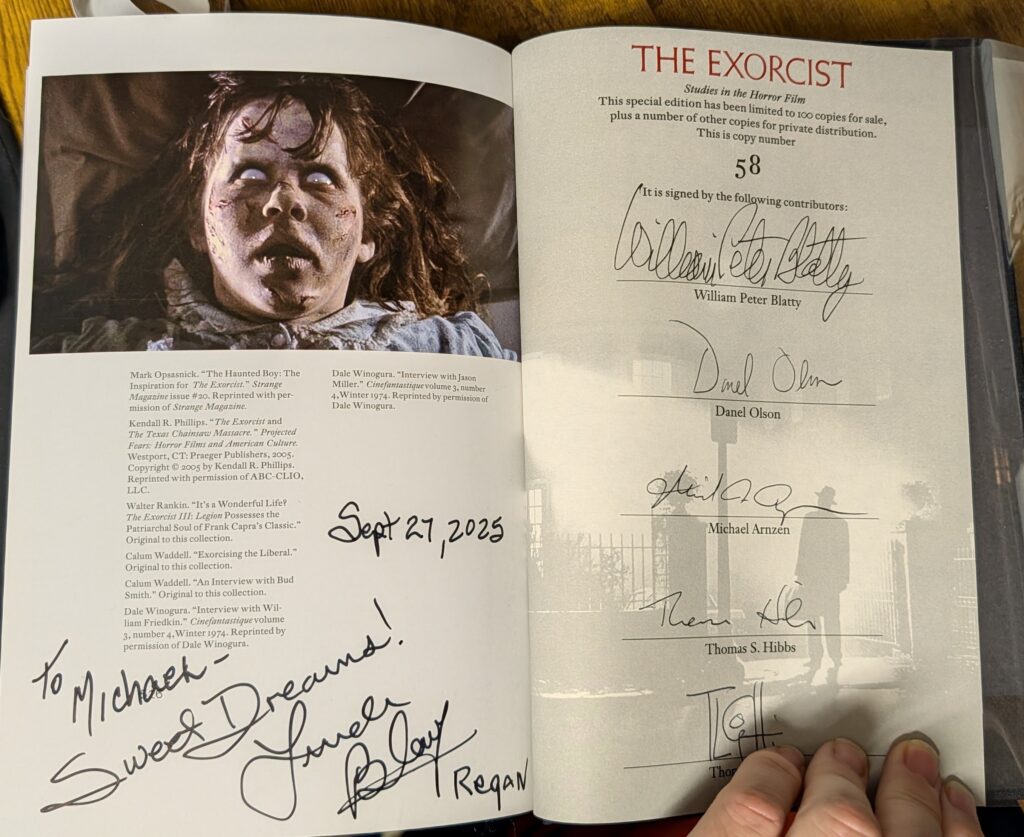 Linda Blair autograph